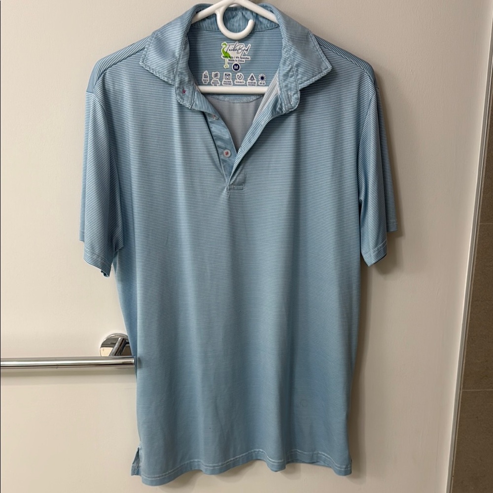 Tailorbyrd Blue Polo Shirt Classic Design